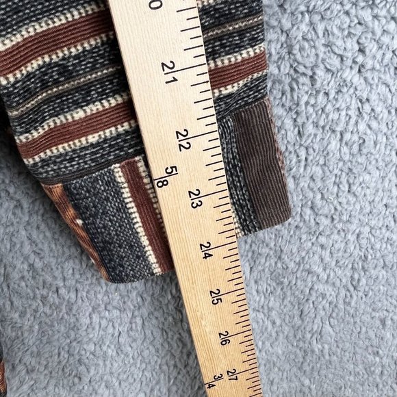 Vintage CASA MODA Mens  Shirt Size 42 Large Brown Flannel - Picture 6 of 9